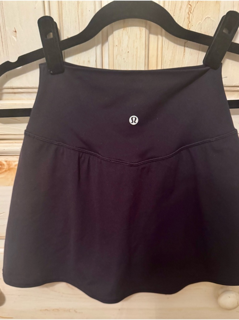 Lululemon black skort, size 4- - Picture 2 of 5